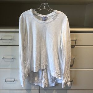 Wilt high-low long sleeve white shirt size M